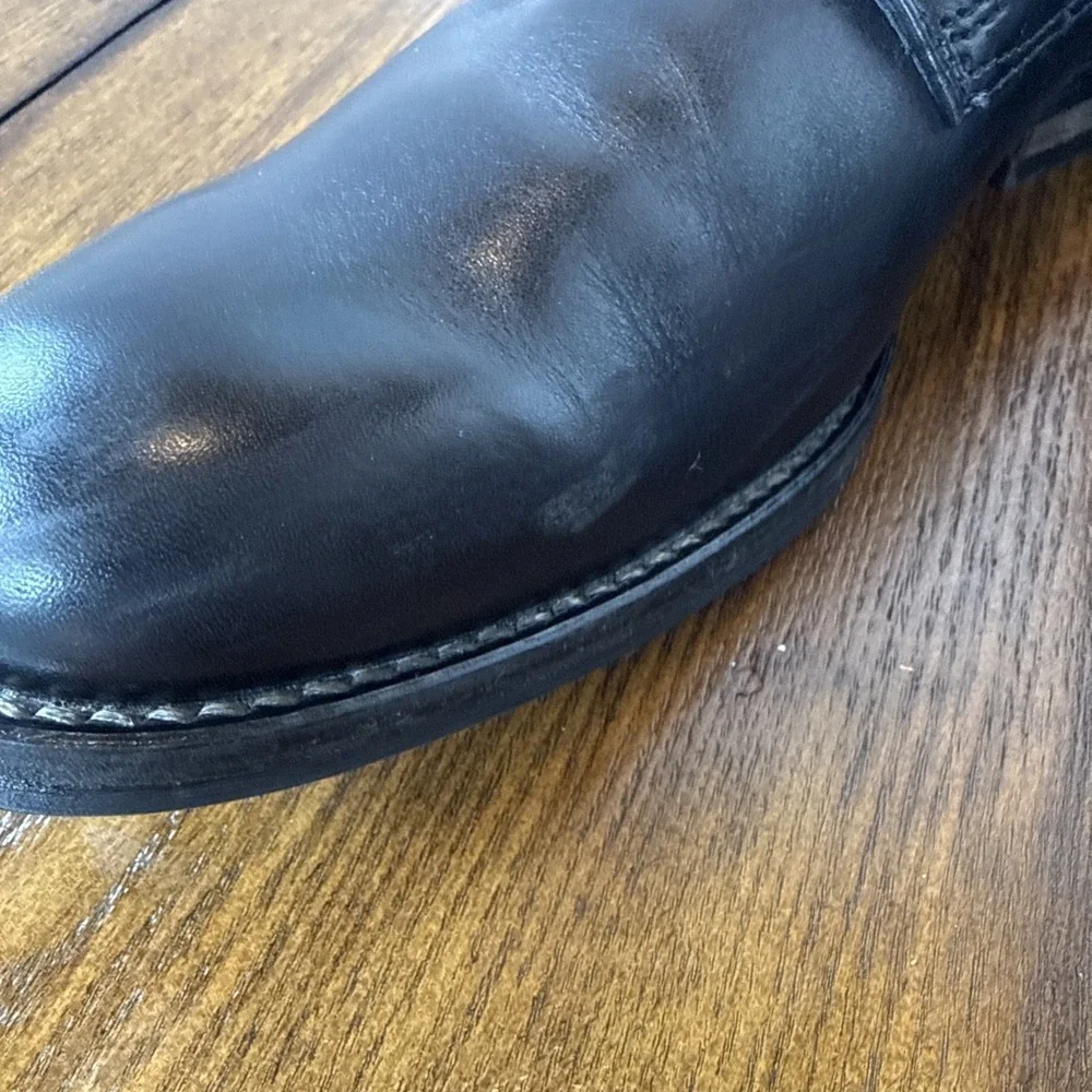 TAILORED CULTURE‎ STAFFORD SHOES GENUINE LEATHER MENS 8 M BLACK